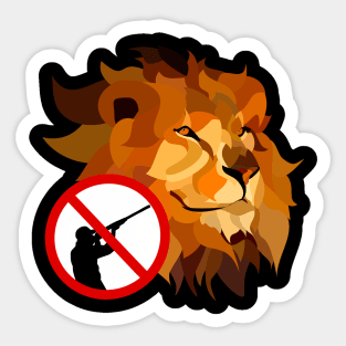 stop canned hunting Sticker